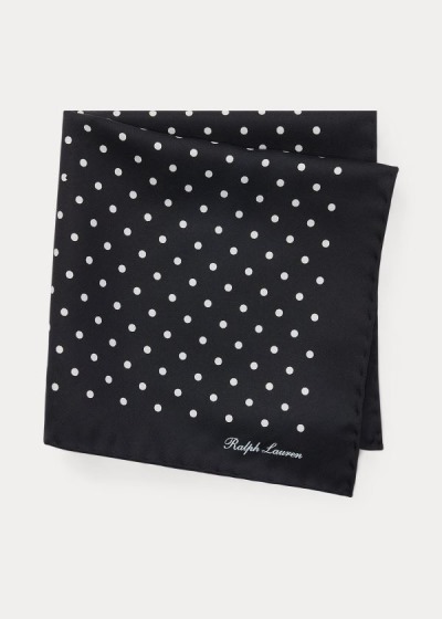 Pánské Čtvercové Šátky Ralph Lauren Polka-Dot Silk Pocket - 19206-GBUP